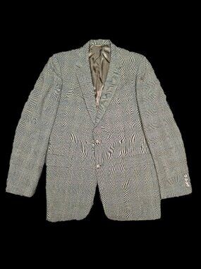 Aquascutum of London Glen Plaid Wool Blazer - Made in Canada - Men’s 40R